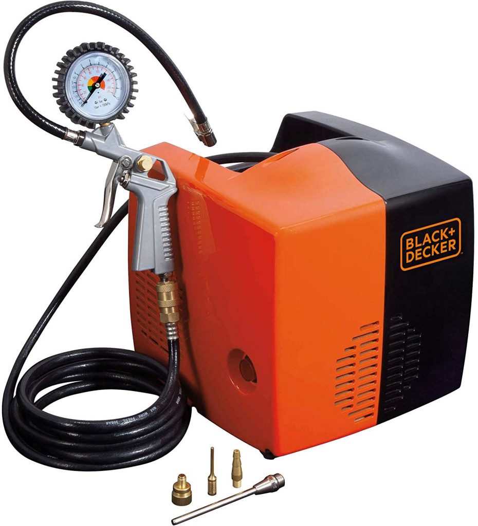 Black&Decker 8215340BND701 Compresseur portatif, 1100 W, 230 V, Noir