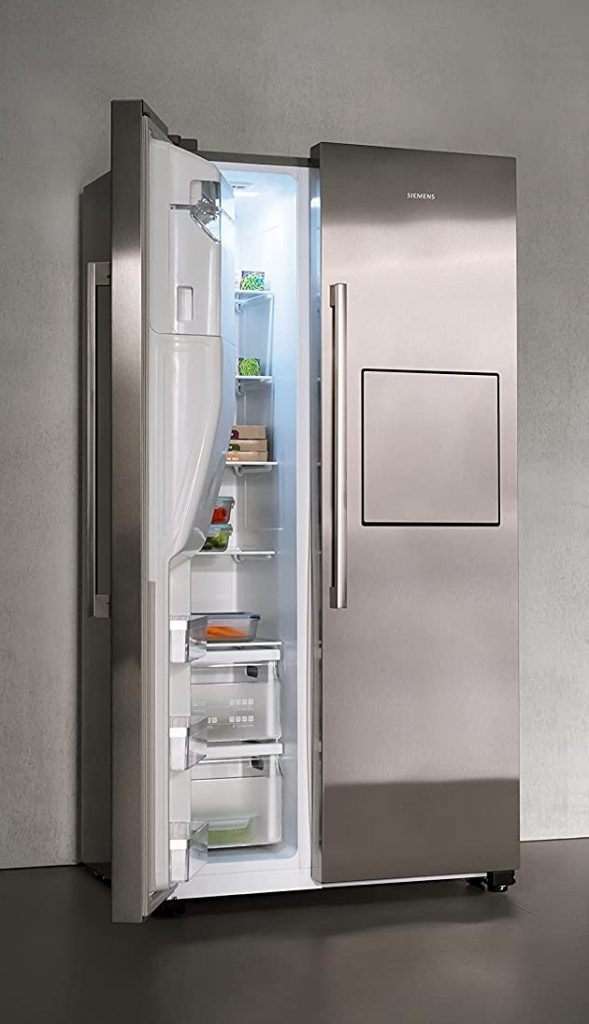Réfrigérateur américain Siemens iQ500 ouvert