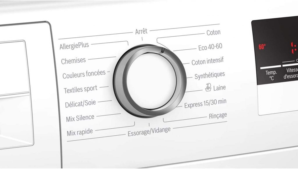 Bouton de programmation lave-linge Bosch Wan